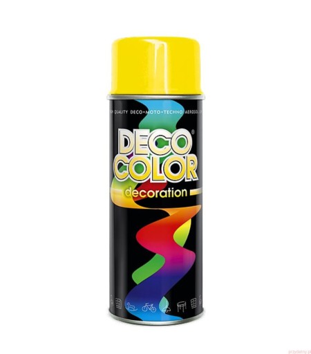DECO COLOR FARBA LAK RAL 1023 SPREJ 400ml