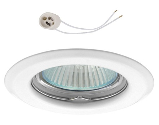 Halogénové svietidlo pre LED GU10, 230V CT14, biele