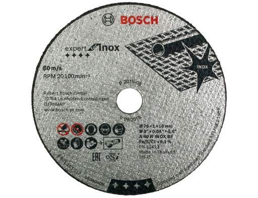 BOSCH 5 x KORUNDOVÝ KOTOUČ GWS 10,8-76 76mm/1,0mm
