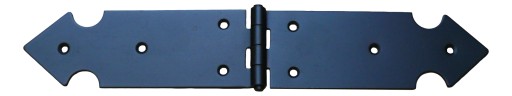 Poľský dekoračný stavebný pánt 300x50x2mm čierny