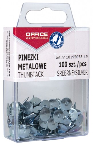 STRIEBORNÉ KOVOVÉ ŠPIČKY V KRABIČKE 100 KUSOV