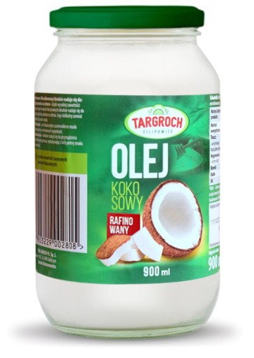 Rafinovaný kokosový olej 900 Targroch bez zápachu