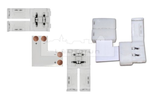 RGB + X krížový konektor LED PCB pásik 4-PIN 10mm