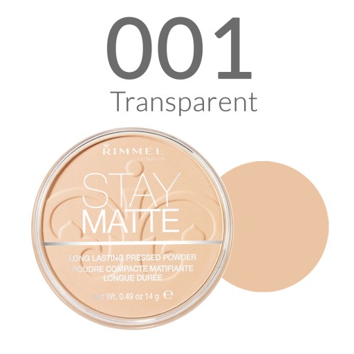 Rimmel Stay Matte Mattifying Powder 001 Transparent