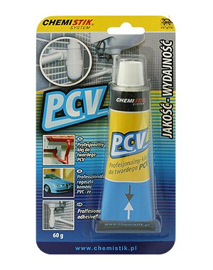 Lepidlo na tvrdé PVC, rúry, žľaby, plast