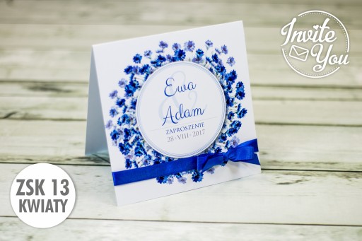 Svadobné oznámenia ZSK13 Flowers + príloha ZDARMA