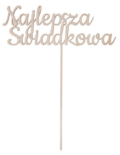 NAJLEPŠÍ SVEDOK nápis ĎAKUJEM svadba