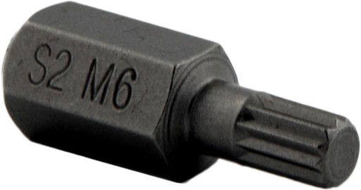 DRÁŽKOVÝ KONCOVÝ BIT M6 x 30MM S2 10MM 6X30 ŠEST
