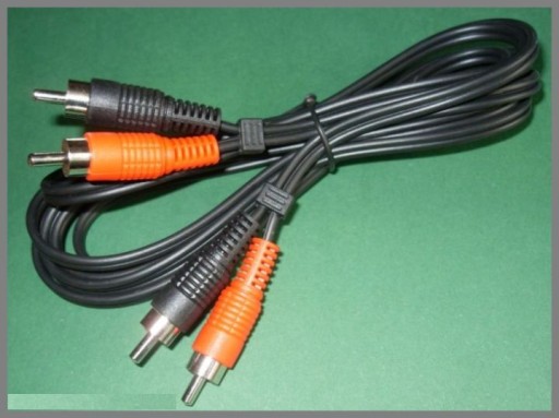 Kábel 2x RCA (cinch) - 2x RCA 5m výška 24h FV(0460)