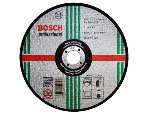 KORUNDOVÝ KOTOÚČ BOSCH na rezanie betónu 180/3,0 mm