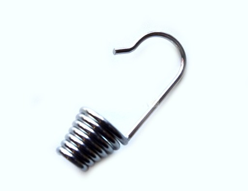 6mm káblový hák, pozinkovaný, rozpínacia pružina, pružinový hák