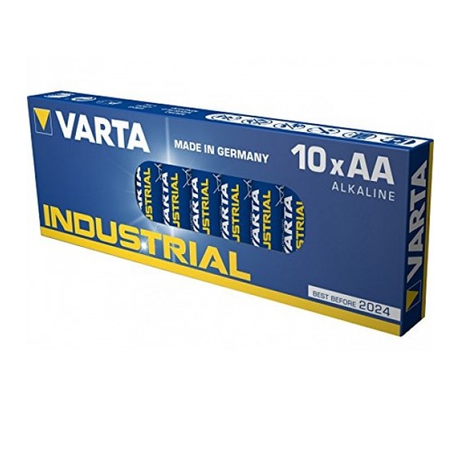 10 x VÝKONNÉ BATÉRIE VARTA INDUSTRIAL AA BYDGOSZCZ