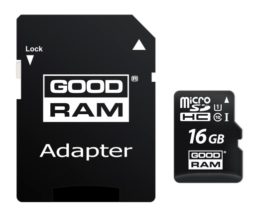 GOODRAM MICRO CARD 16GB TRIEDA 10 UHS + SD ČÍTAČKA