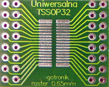 Univerzálna doska plošných spojov TSSOP-32 _____PCB-085