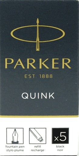 NÁPLŇ NA PERÁ PARKER Z11 ČIERNA DLHÁ S0116200