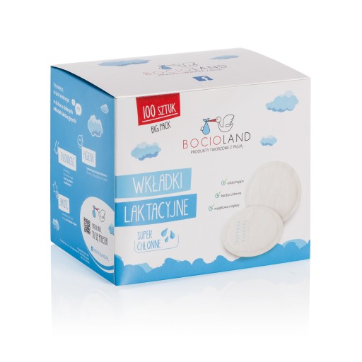 Bocioland Super absorpčné prsné vložky 100 ks.