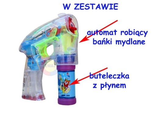 MYDLOVÁ BUBLINA STROJOVÁ BUBBLE pištoľ E0235 EMAJ