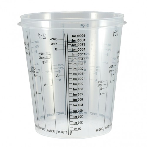 Nádoba Hrnček na miešanie silikónových živíc 1400 ml