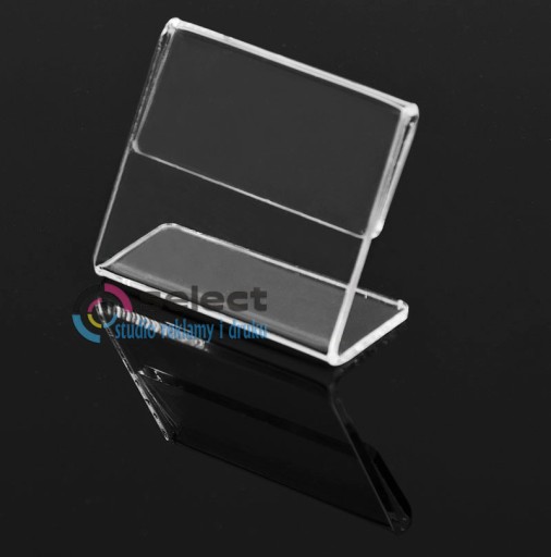 STOJAN typ L pre CENY POPIS CENNÍK 40x30 mm PLEXI