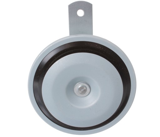 KOVOVÝ ROH SIVÁ A ČIERNA 110mm 12V MOTOCYKEL