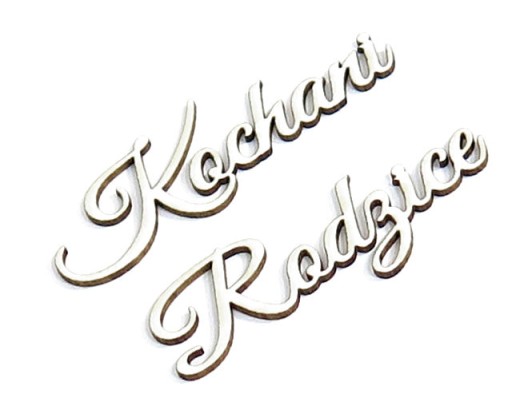 KARTÓNOVÝ DECOUPAGE NÁPIS Vážení rodičia RY28