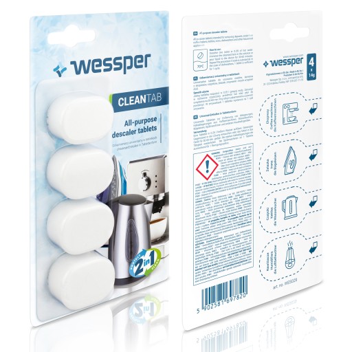 Univerzálne odvápňovacie tablety Wessper CleanTab WES029