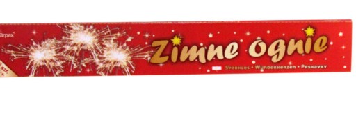 Umelý STUDENÝ OHŇOSTROJ NA SILVESTROVSKÚ PÁRTY 25CM 10KS