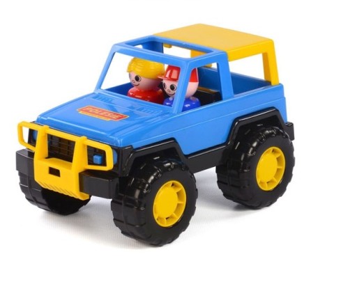 TERÉNNE VOZIDLO JEEP + 2 POSTAVY PRE CESTUJÚCICH 36636