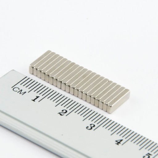 NEODYMOVÝ MAGNET TANIER 10x3x1,5 N38 - 40 KS