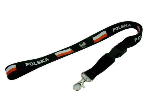 Leštička LEASH, čierna, šírka 20mm, dĺžka 52cm