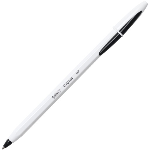 Klasické tradičné guľôčkové pero Bic Cristal Up, čierne, 1,2 mm, 1 ks.