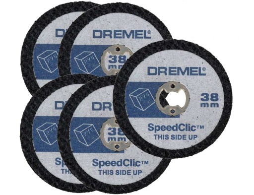5 PLASTOVÝCH DISKOV 38mm SC476 EZ SpeedClic DREMEL