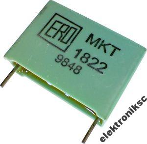 Kondenzátor 470nF 250V DC MKT R=22,5mm x 5ks