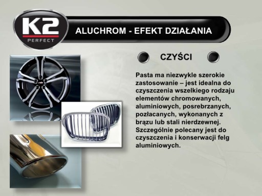 LEŠTIACA PASTA NA CHROM A HLINÍK K2 952