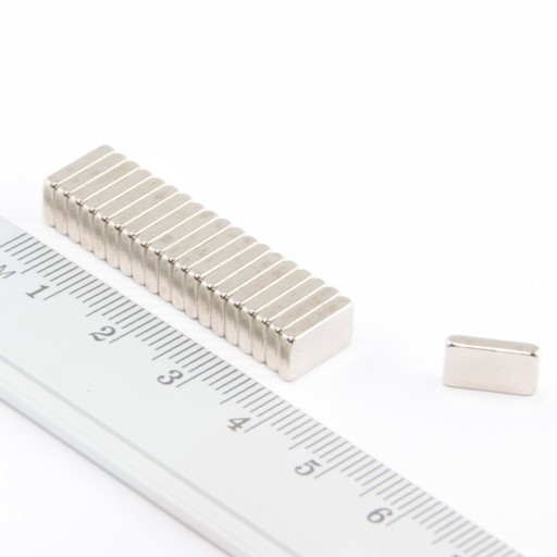 NEODYMIOVÝ MAGNET TANIER 10x6x2 N38 - 20 KS