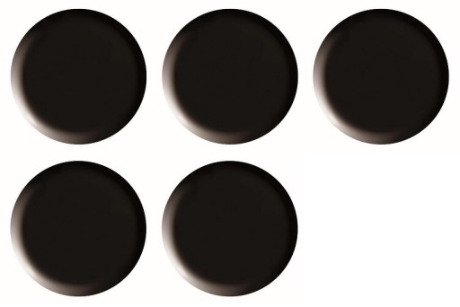 ČIERNE MAGNETY na 30 mm dosky, sada 5ks MAGNETOV Tetis TRADIČNÉ