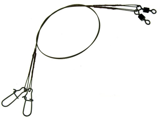 Mistrall oceľový náväzec 1x7 20cm 15kg