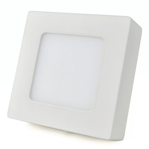 LED TABUĽOVÝ PANEL 6W POVRCHOVÁ MONTÁŽ 540LM EMC Štvorcový