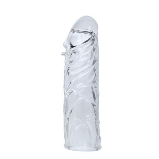SILIKÓNOVÝ návlek S ORIEŠKAMI na penis 13,5 cm LyBaile SEX