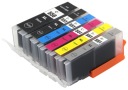 6x ATRAMENTY PRE TLAČIAREŇ CANON PIXMA PGI-550 CLI-551GY