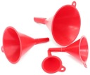 Sada lievikov 4 kusy: 50, 75, 100, 125 mm