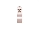 Ozdobná páska na zips Zipper Tape 5 WAVES 10 ks, strieborná