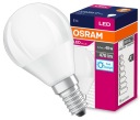 LED žiarovka E14 BALL P40 5,7W = 40W 6500K OSRAM