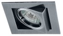 Pohyblivé štvorcové halogénové svietidlo pre LED INOX