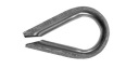 Pozinkovaný lanový náprstok, priemer 5 mm, 5 kusov