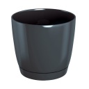 KVETINÁČ SO STOJANOM, priemer 12 cm, LESKLÝ