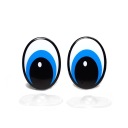 EYES BLUE ELIPSE 37x28mm EYES - SCOGS