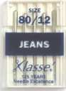STROJOVÉ IHLY do JEANS veľkosť 80 - 5 ks - Klasse