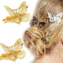 VLASOVÁ ČIAPKA, zlatá prelamovaná bobby pin, BOHO BOTTERFLY