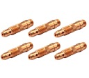 Sada 6x prúdový konektor 1,0-4,0mm SR17/18/26 TIG